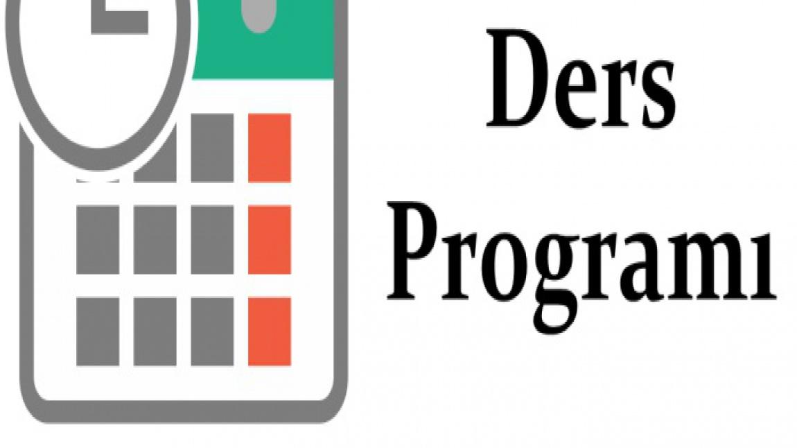 Ders Programı Değişikliği 07.10.2024